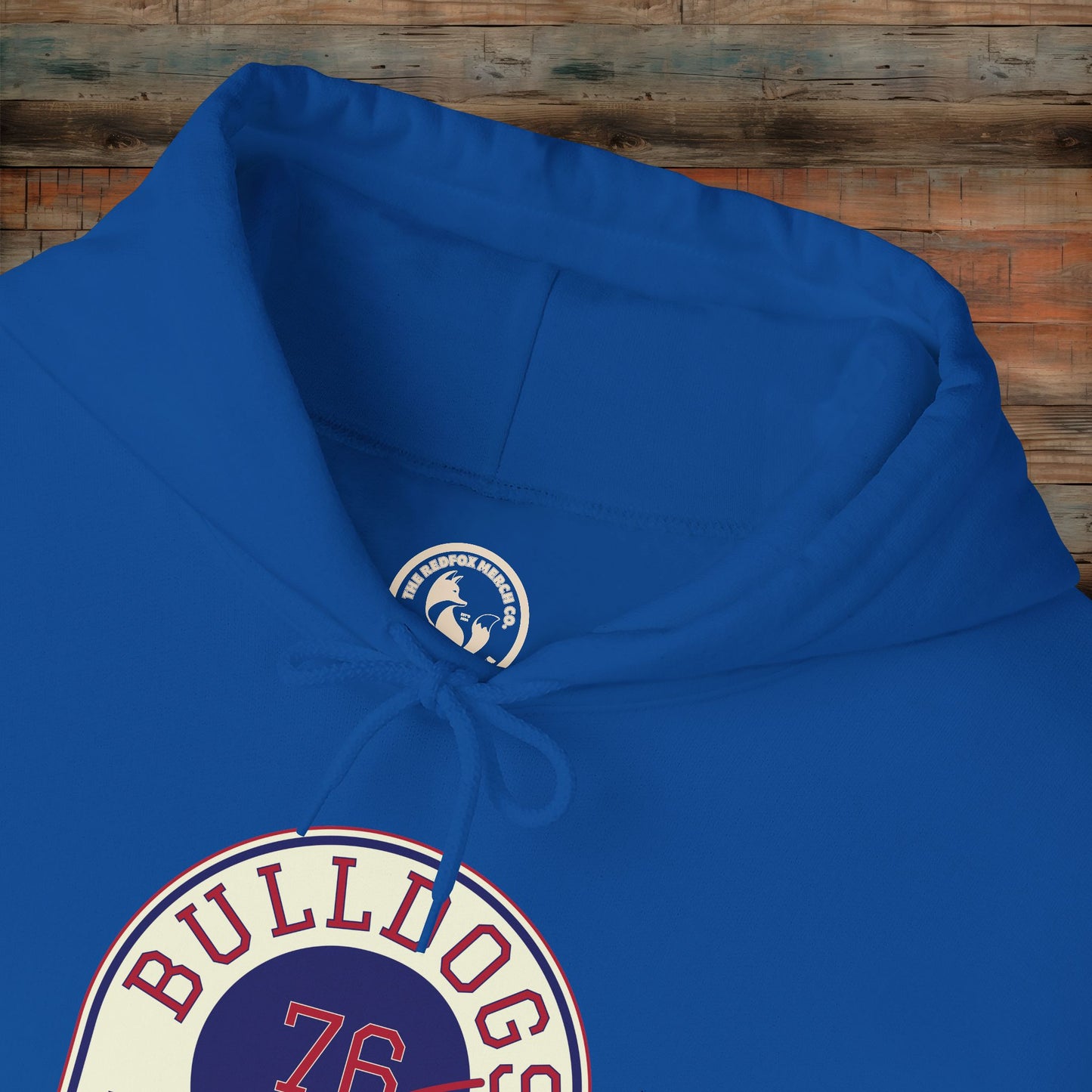 Vintage Bulldogs Hoodie, Unisex Sports Sweatshirt, Philadelphia Apparel, Cozy Game Day Gear, Unique Gift for Him/Her