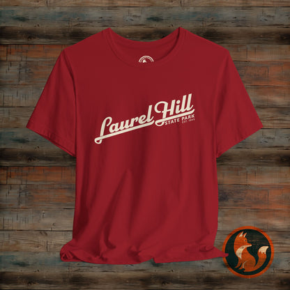 Laurel Hill State Park Tee, Unisex Green Short Sleeve Shirt for Outdoor Lovers, Nature Gift, Adventure Apparel, Hiking T-Shirt, Summer Wear