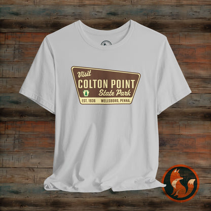 Vintage Colton Point Park Tee - Unisex Jersey Short Sleeve T-Shirt, Casual Outdoor Wear, Travel Souvenir, Nature Lover Gift, Camping Apparel