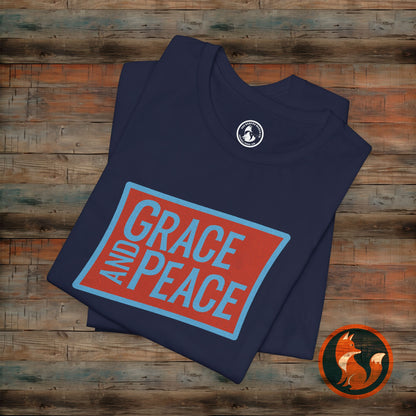 Grace and Peace Unisex Tee, Casual Wear, Everyday Style, Spiritual Gift, Faith-Based Fashion, Comfortable T-Shirt, Thoughtful Present