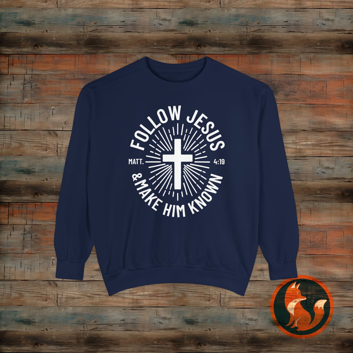 Faith-Inspired Sweatshirt: Follow Jesus & Make Him Known, Christian Gift, Inspirational Apparel, Unisex Fashion, Religious Sweatshirt