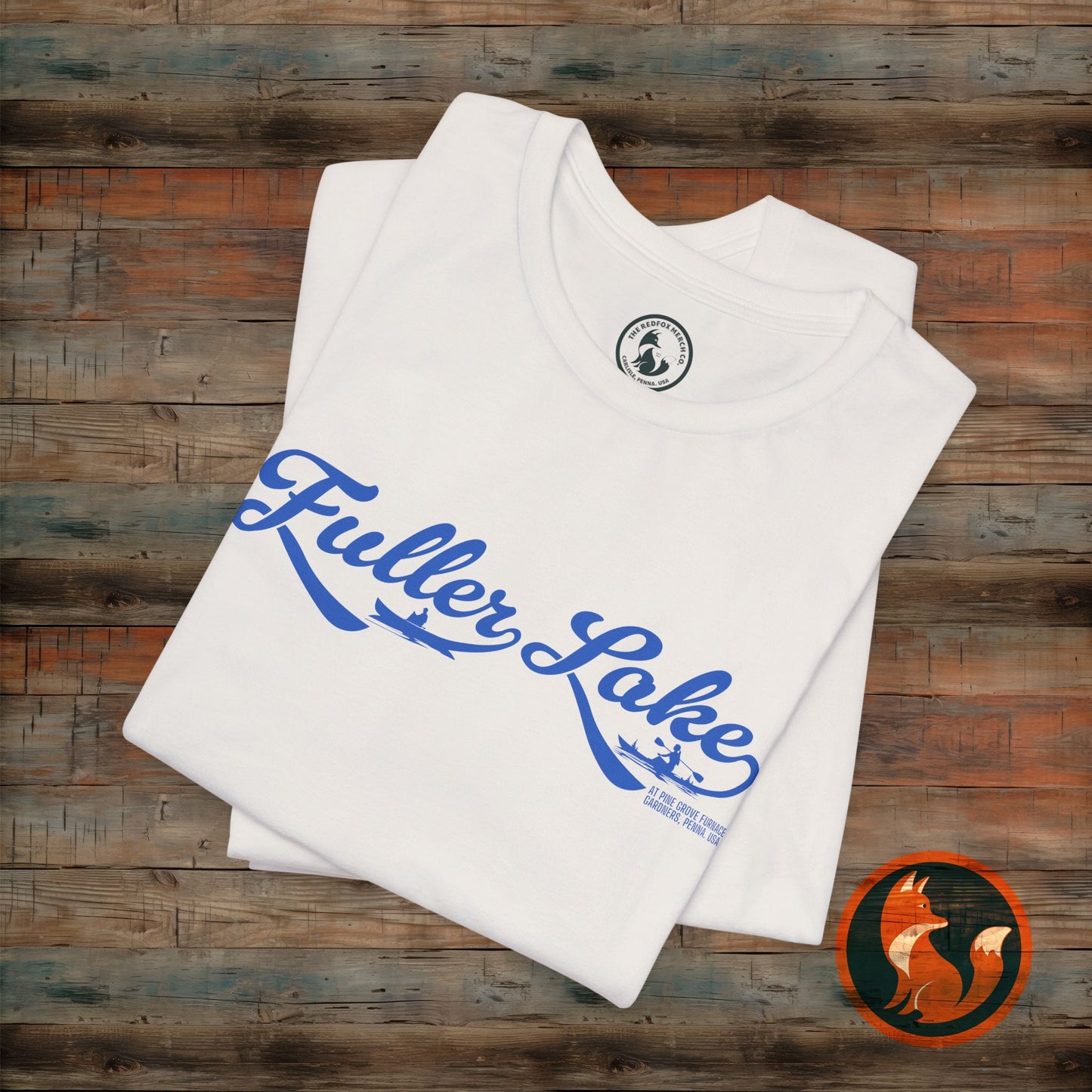 Lake Vibes Unisex T-Shirt - Fuller Lake Graphic Tee, Summer Apparel, Outdoorsy Gift, Lake Lover Shirt, Casual Comfort Wear