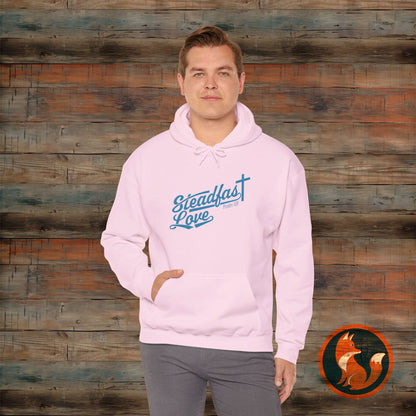 Steadfast Love Hoodie, Cozy Unisex Sweatshirt for Relaxed Vibes, Perfect Gift for Friends and Family, Ideal for Casual Wear, [...]