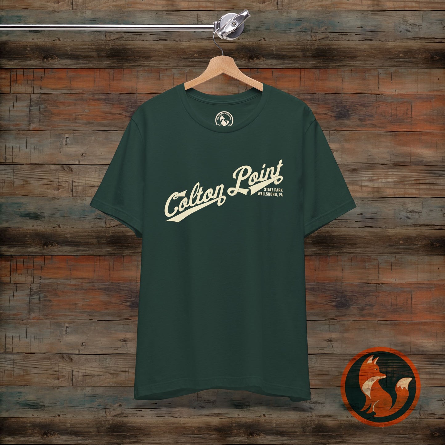 Colton Point Graphic Short Sleeve Tee, Casual Cotton Tee, Unisex T-Shirt, Trendy Summer Shirt, Gift for Travelers, Everyday Wear
