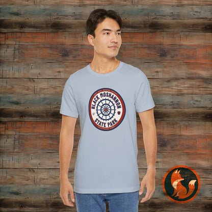 Black Moshannon State Park Tee, Unisex Nature Shirt, Outdoor Adventure Top, Camping Gift, Summer Travel Apparel