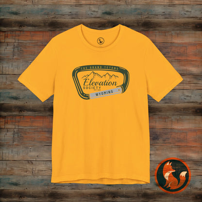 Elevation Society Unisex Tee, Mountain Lovers Shirt, Hiking Apparel, Gift for Adventurers, Outdoorsy T-Shirt