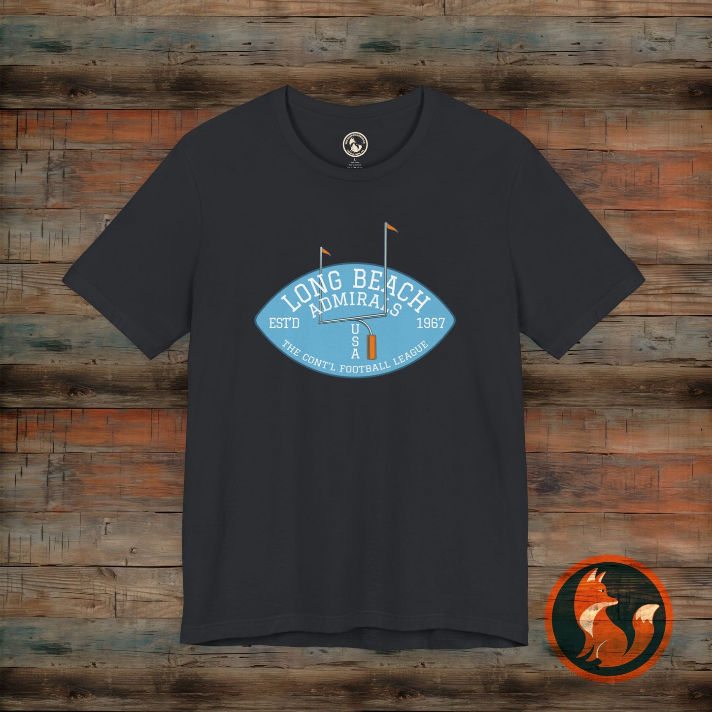 Retro Long Beach Football Tee, Unisex T-Shirt, Casual Wear, Sports Apparel, Gift for Football Lovers, Vintage Style