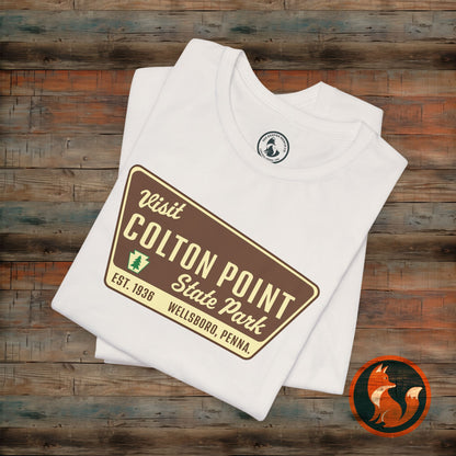 Vintage Colton Point Park Tee - Unisex Jersey Short Sleeve T-Shirt, Casual Outdoor Wear, Travel Souvenir, Nature Lover Gift, Camping Apparel