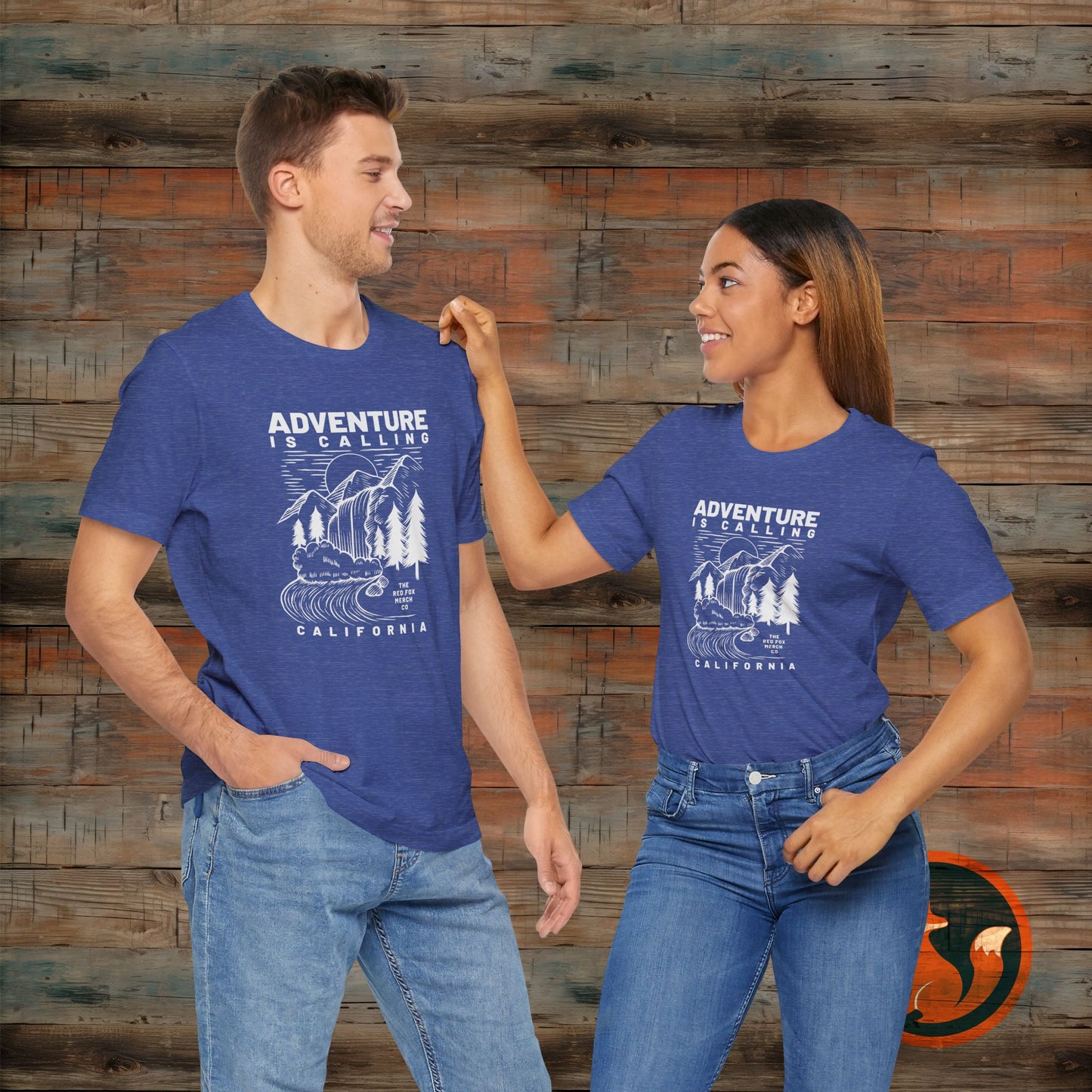 Adventure Is Calling Unisex Tee | Perfect for Outdoor Lovers, Camping, Hiking, Travel, Gifts