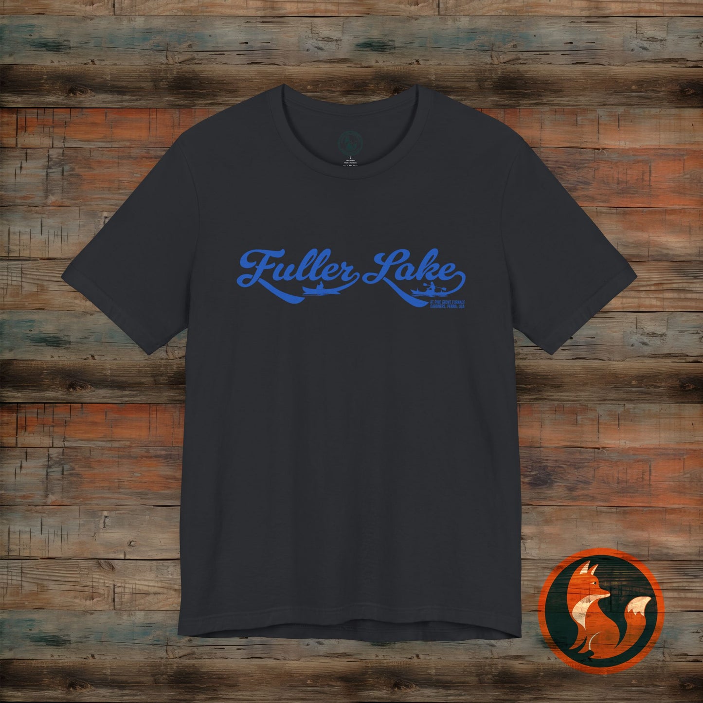 Lake Vibes Unisex T-Shirt - Fuller Lake Graphic Tee, Summer Apparel, Outdoorsy Gift, Lake Lover Shirt, Casual Comfort Wear