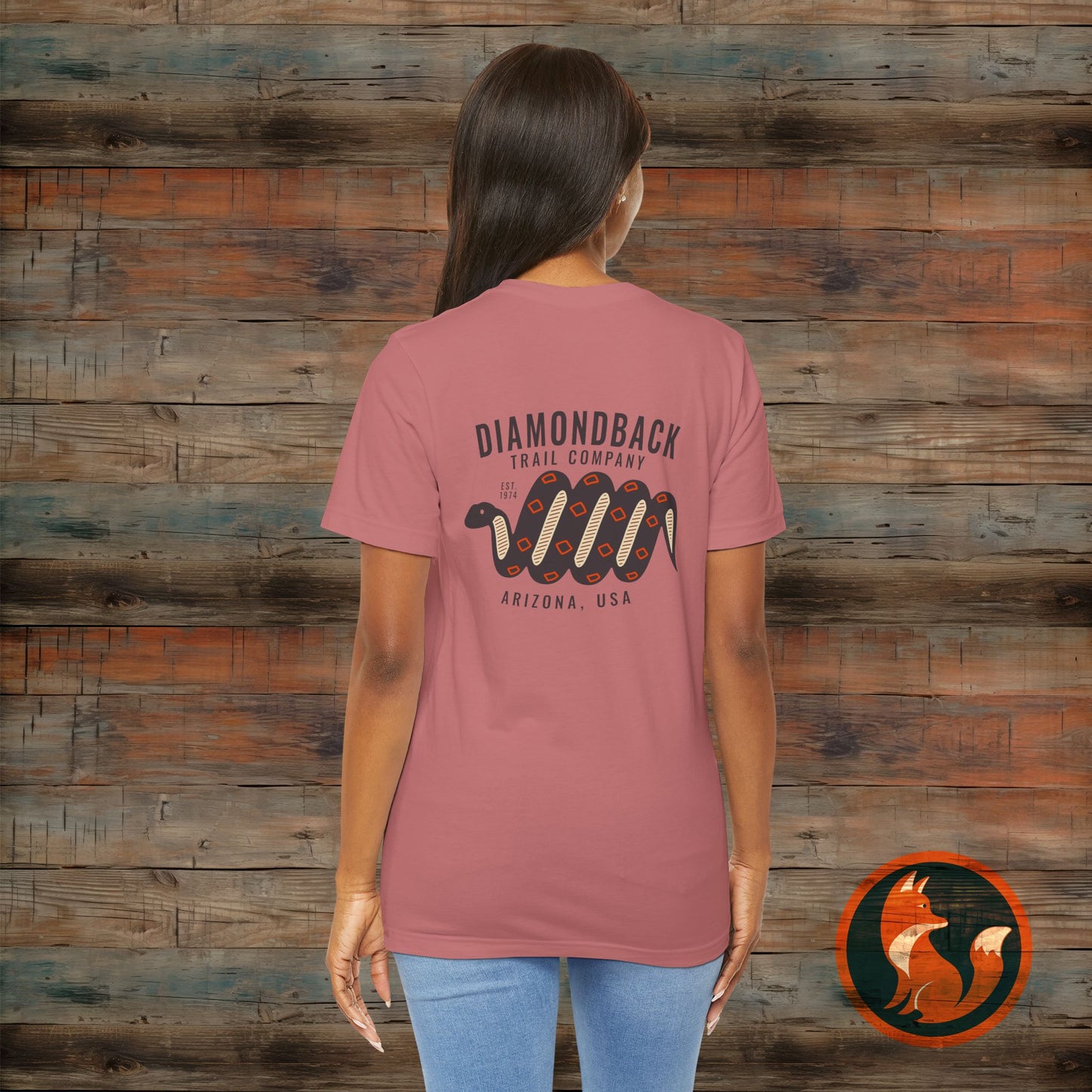 Diamondback Trail Company Tee - Unisex Short Sleeve Shirt, Nature Lover Apparel, Outdoor Adventure Top, Gift for Hikers, Eco-Friendly [...]