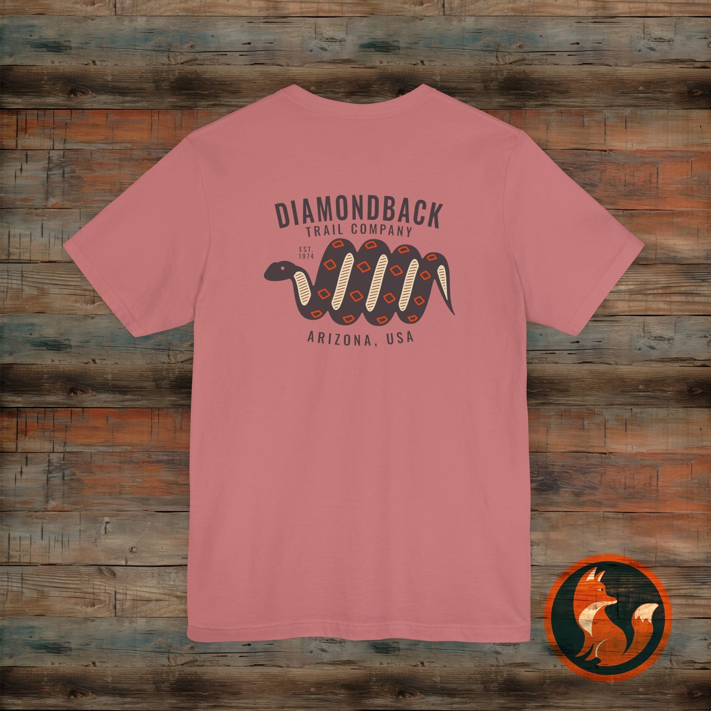 Diamondback Trail Company Tee - Unisex Short Sleeve Shirt, Nature Lover Apparel, Outdoor Adventure Top, Gift for Hikers, Eco-Friendly [...]