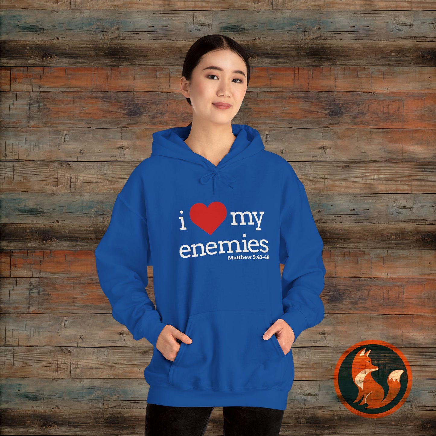 I love My Enemies Hoodie - Unisex Heavy Blend Sweatshirt, Christian Apparel, Gift for Faith Lovers, Inspirational Clothing, Cozy [...]