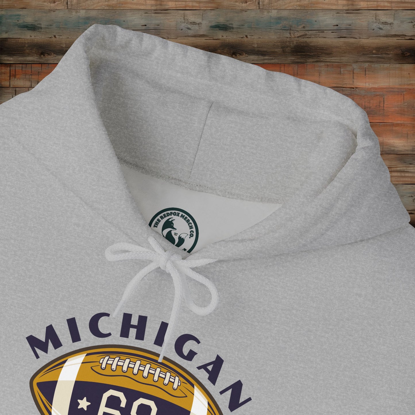 Michigan Arrows Football Hooded Sweatshirt, Unisex Hoodie, Sportswear, Athletic Gift, Casual Wear, Team Spirit Apparel