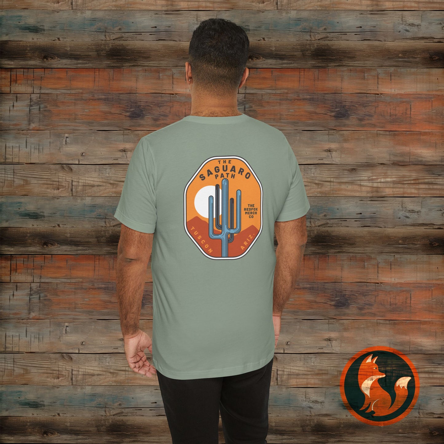 Saguaro Sunset Tee, Unisex Graphic Tee, Desert Vibes Shirt, Travel Souvenir T-Shirt, Outdoor Adventure Wear, Casual Summer Apparel