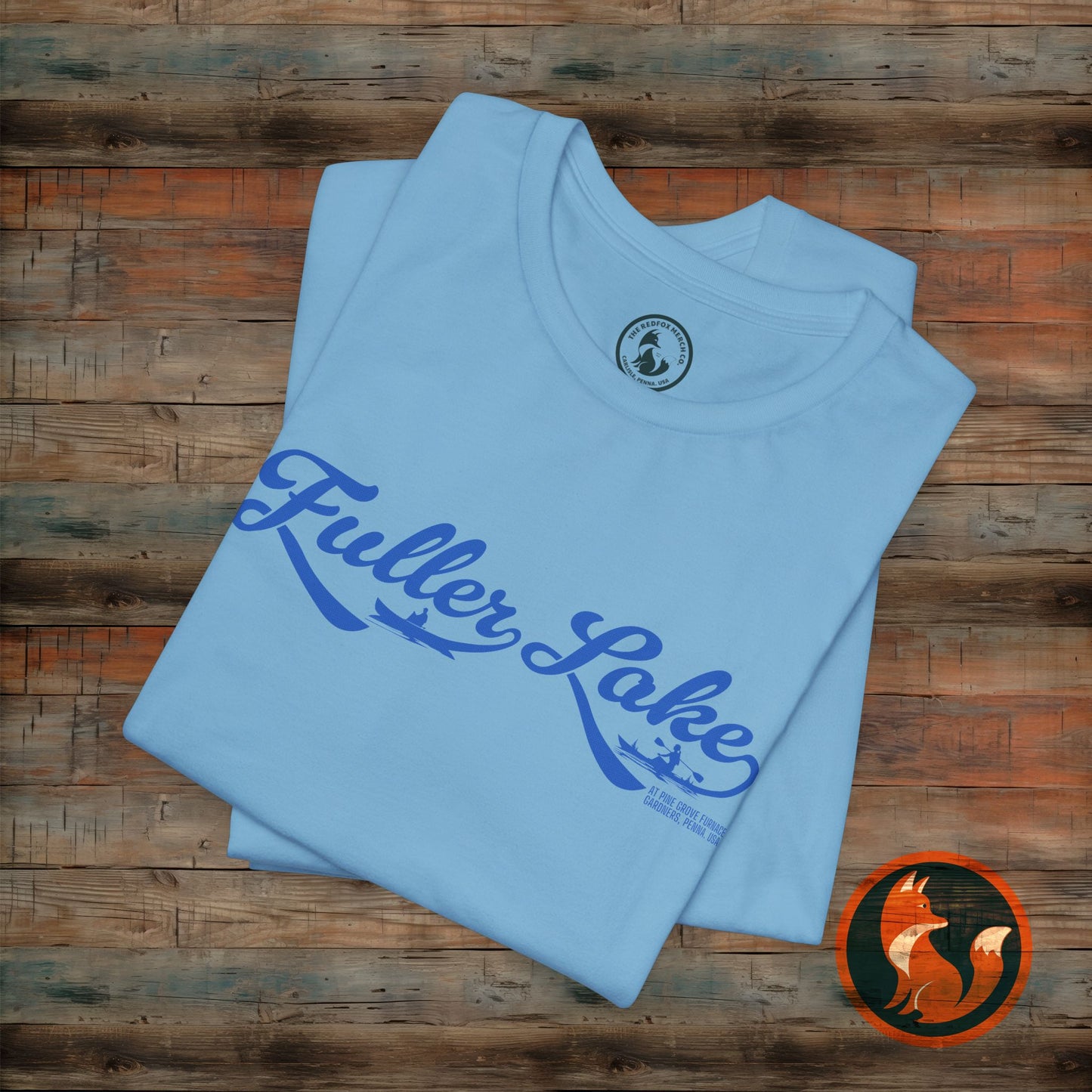 Lake Vibes Unisex T-Shirt - Fuller Lake Graphic Tee, Summer Apparel, Outdoorsy Gift, Lake Lover Shirt, Casual Comfort Wear