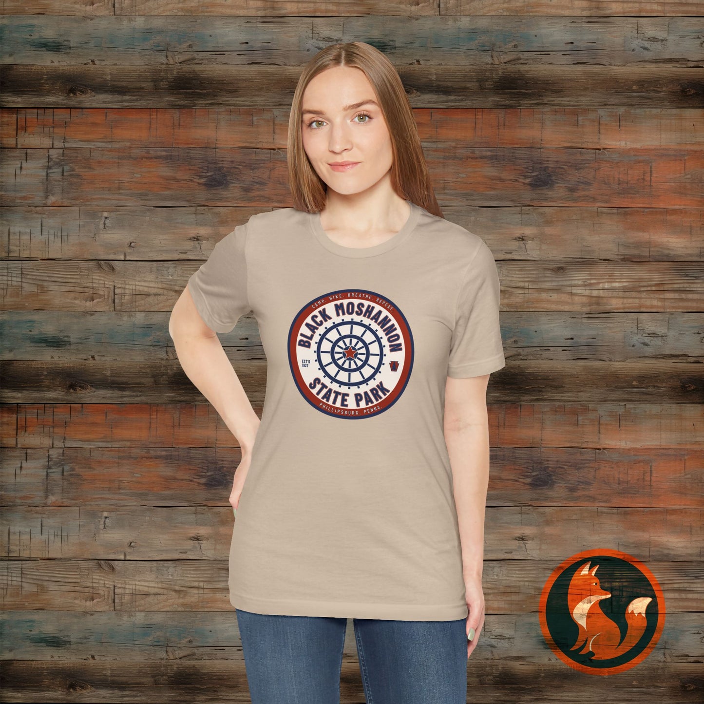 Black Moshannon State Park Tee, Unisex Nature Shirt, Outdoor Adventure Top, Camping Gift, Summer Travel Apparel