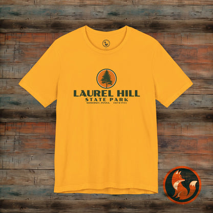 Laurel Hill State Park Tee - Unisex Jersey Short Sleeve T-Shirt, Nature Lover's Gift, Outdoor Adventure Apparel, Casual Wear, Gift for [...]