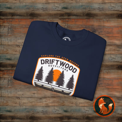 Driftwood Outfitters Crewneck Sweatshirt - Cozy Unisex Pullover for Outdoor Lovers, Perfect for Camping, Hiking, or Casual Wear, [...]