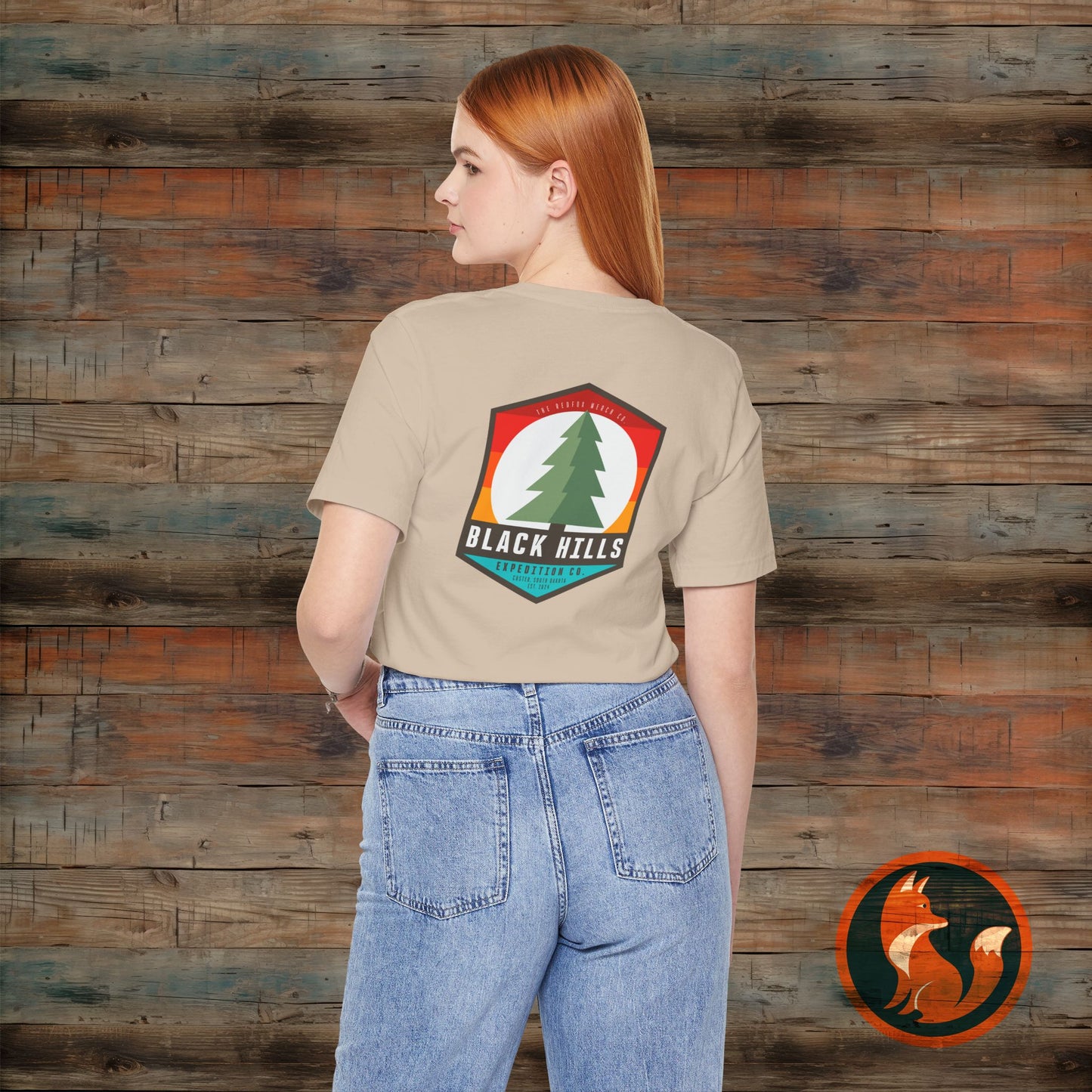 Black Hills Adventure Unisex Tee – Nature Lover's Shirt, Outdoor Exploration, Summer Vibes, Hiking Apparel, Gift for Nature Enthusiasts