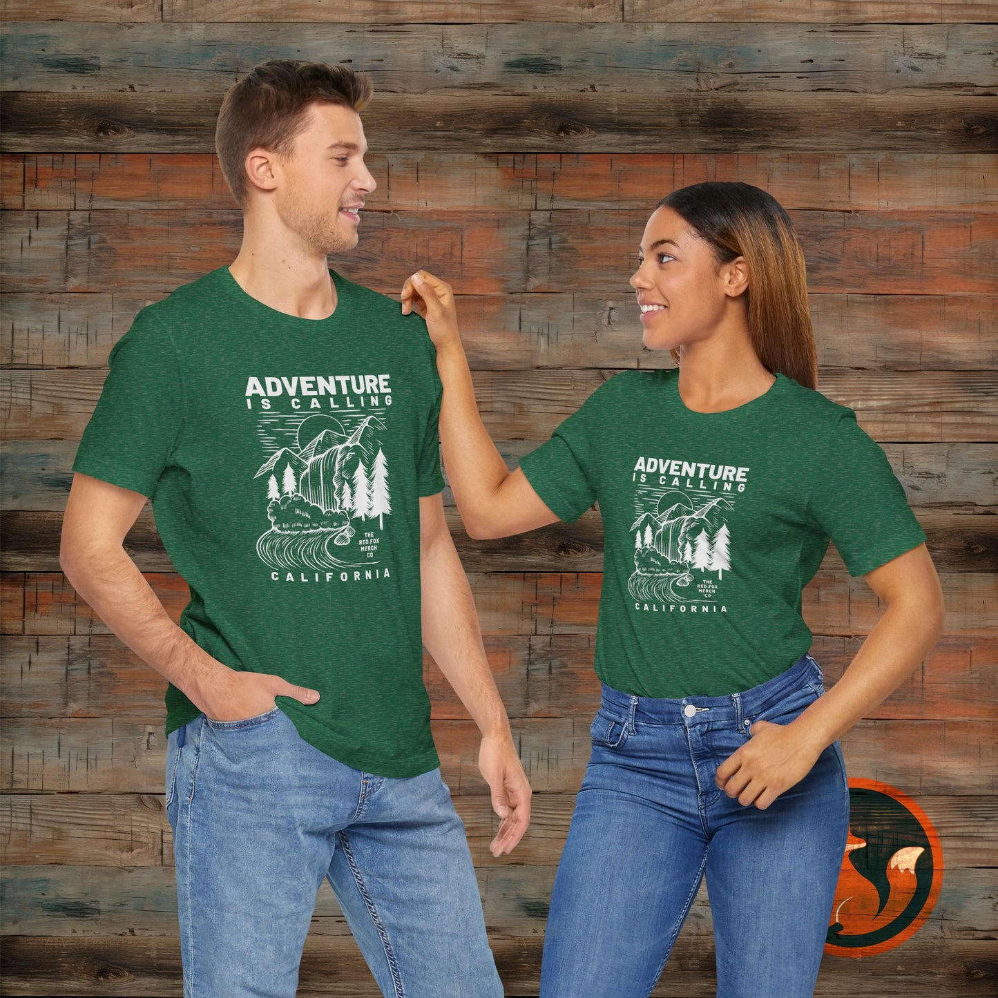 Adventure Is Calling Unisex Tee | Perfect for Outdoor Lovers, Camping, Hiking, Travel, Gifts