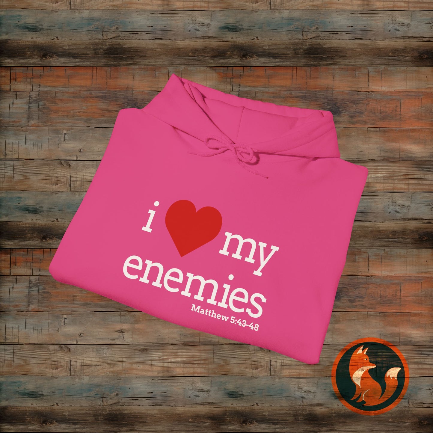 I love My Enemies Hoodie - Unisex Heavy Blend Sweatshirt, Christian Apparel, Gift for Faith Lovers, Inspirational Clothing, Cozy [...]