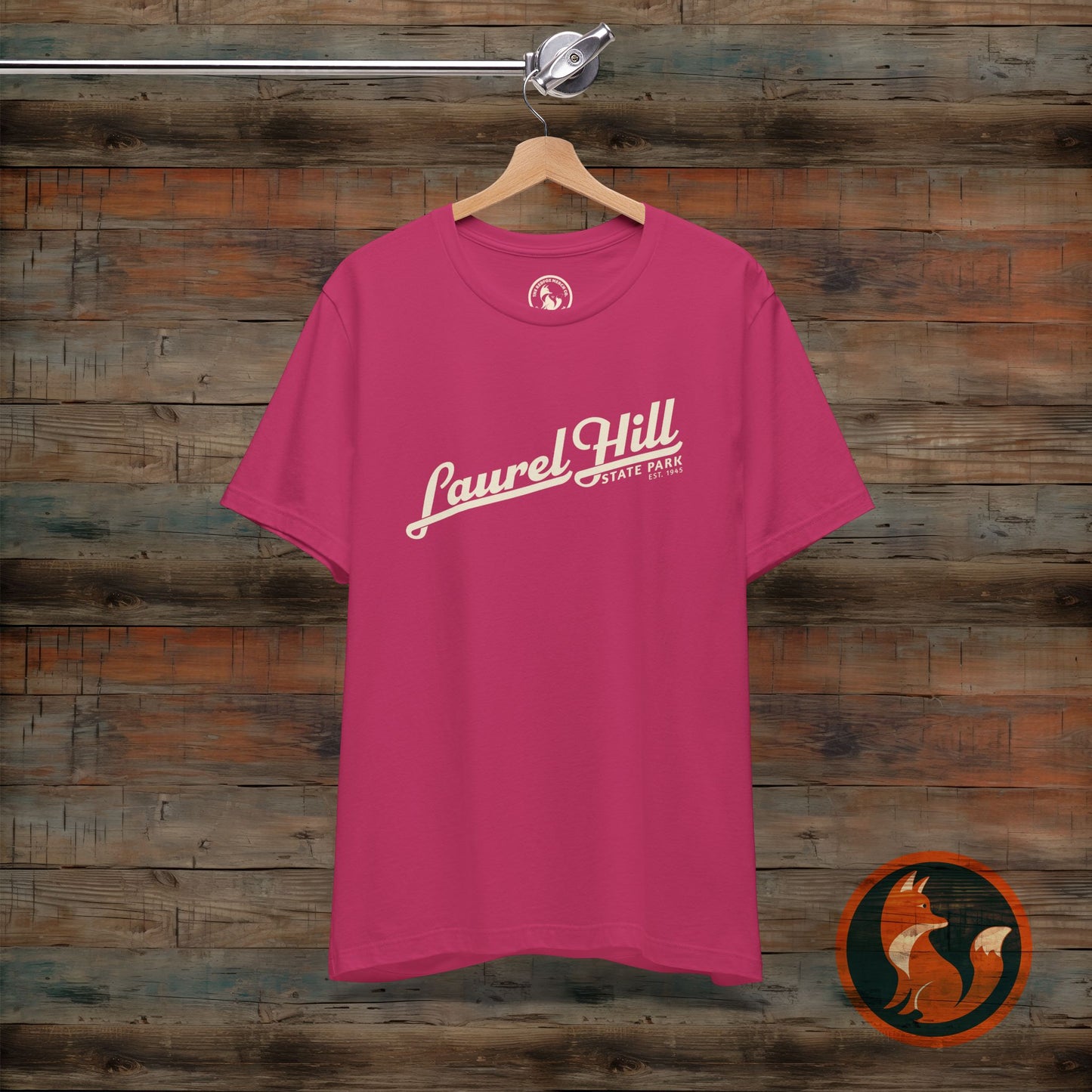 Laurel Hill State Park Tee, Unisex Green Short Sleeve Shirt for Outdoor Lovers, Nature Gift, Adventure Apparel, Hiking T-Shirt, Summer Wear
