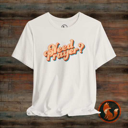 Unisex Prayer Tee, Casual T-Shirt, Spiritual Apparel, Gift for Believers, Inspirational Fashion, Everyday Wear