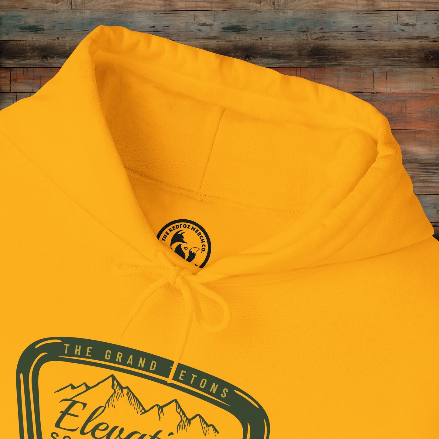 Elevation Society Hoodie, Cozy Unisex Sweatshirt for Outdoor Adventures, Perfect for Friends, Gift for Grads, Casual Wear, Travel