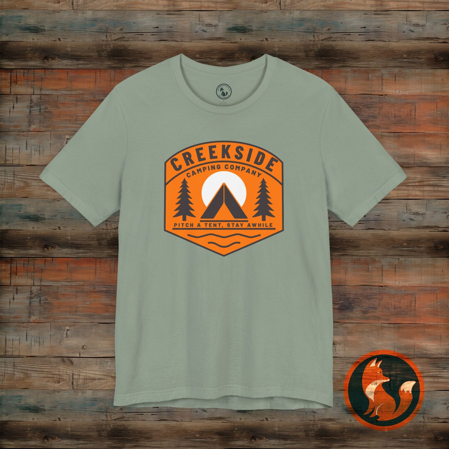 Creekside Camping Unisex Tee - Adventure Vibes, Outdoor Excursions, Nature Lover Gift, Summer Campwear, Hiking Apparel, Travel Shirt