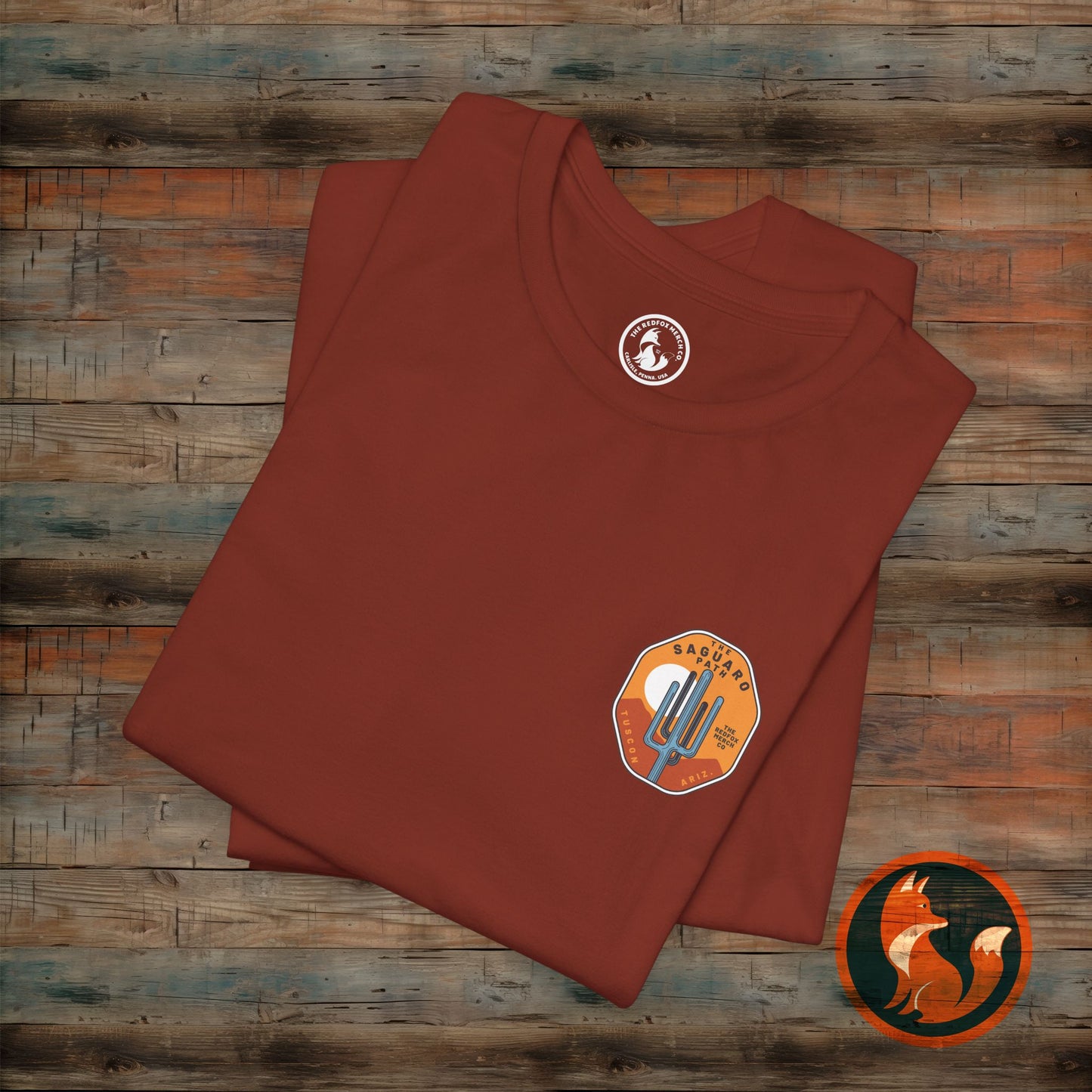 Saguaro Sunset Tee, Unisex Graphic Tee, Desert Vibes Shirt, Travel Souvenir T-Shirt, Outdoor Adventure Wear, Casual Summer Apparel
