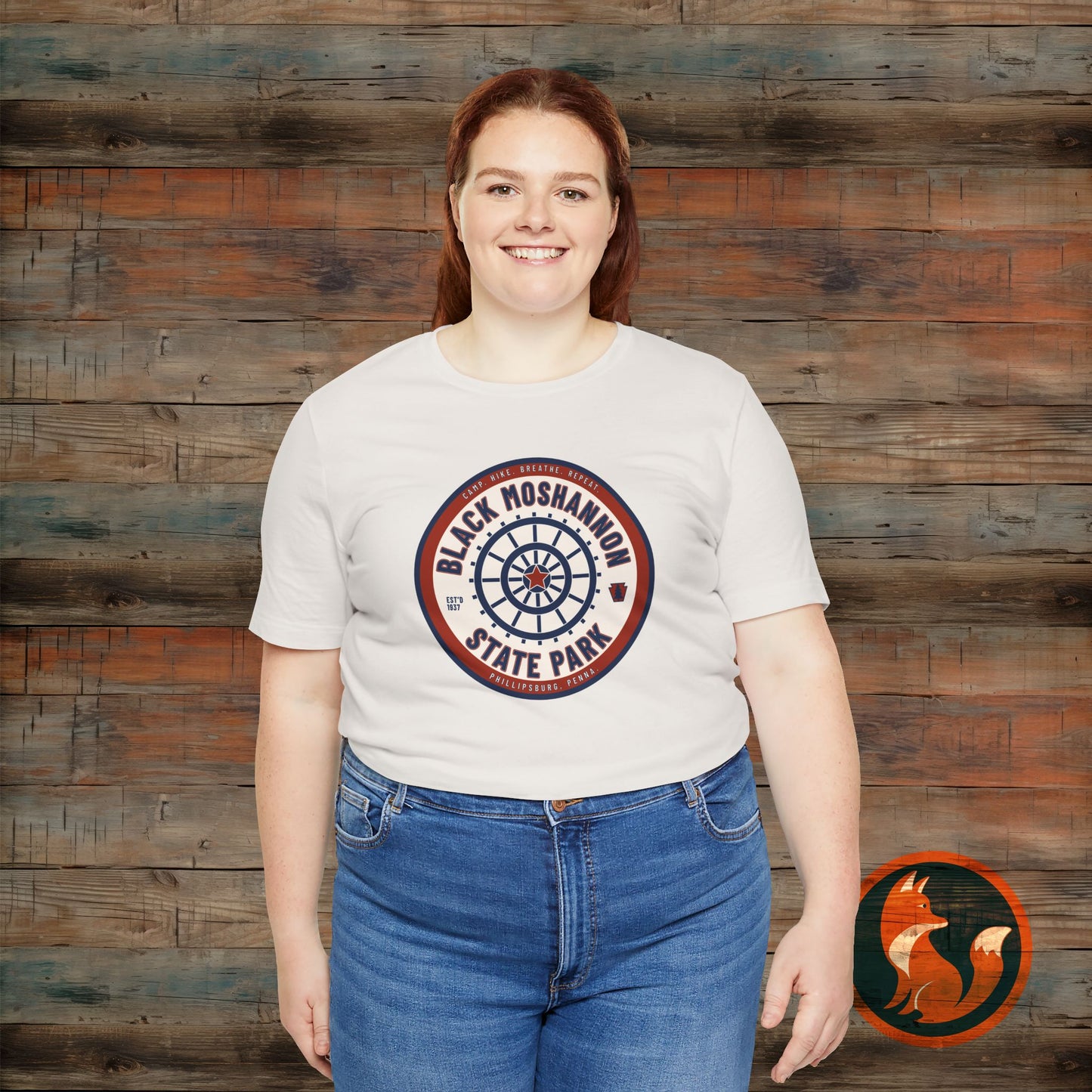 Black Moshannon State Park Tee, Unisex Nature Shirt, Outdoor Adventure Top, Camping Gift, Summer Travel Apparel