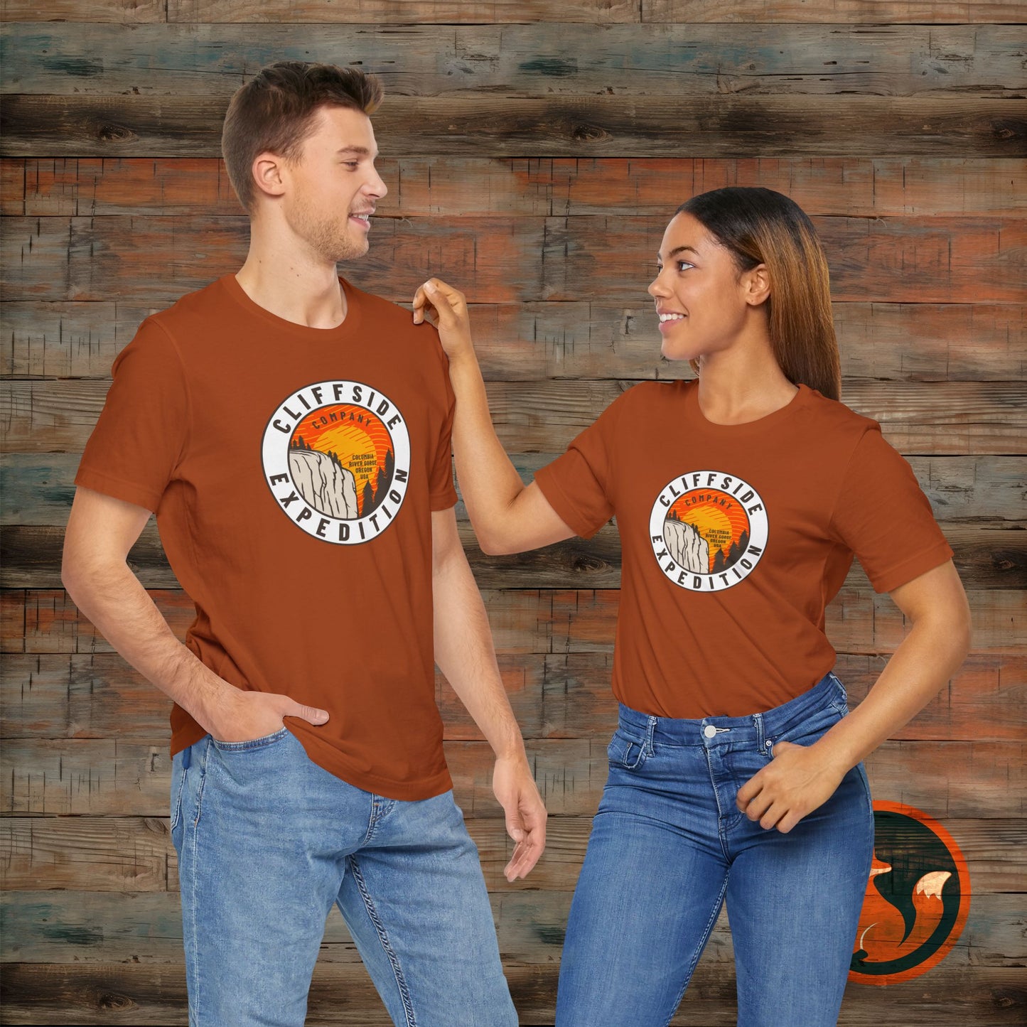 Cliffside Expedition Tee, Adventure Shirt, Unisex Outdoor Top, Travel T-Shirt, Hiking Apparel, Gift for Explorers