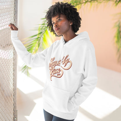 Cozy Inspirational Fleece Hoodie, Casual Wear, Gifts for Friends, Cool Weather Apparel, Relaxed Fit, Everyday Comfort