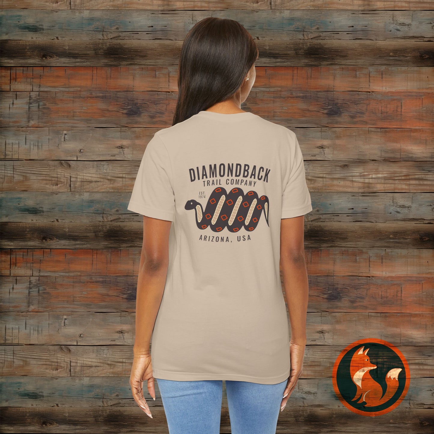 Diamondback Trail Company Tee - Unisex Short Sleeve Shirt, Nature Lover Apparel, Outdoor Adventure Top, Gift for Hikers, Eco-Friendly [...]