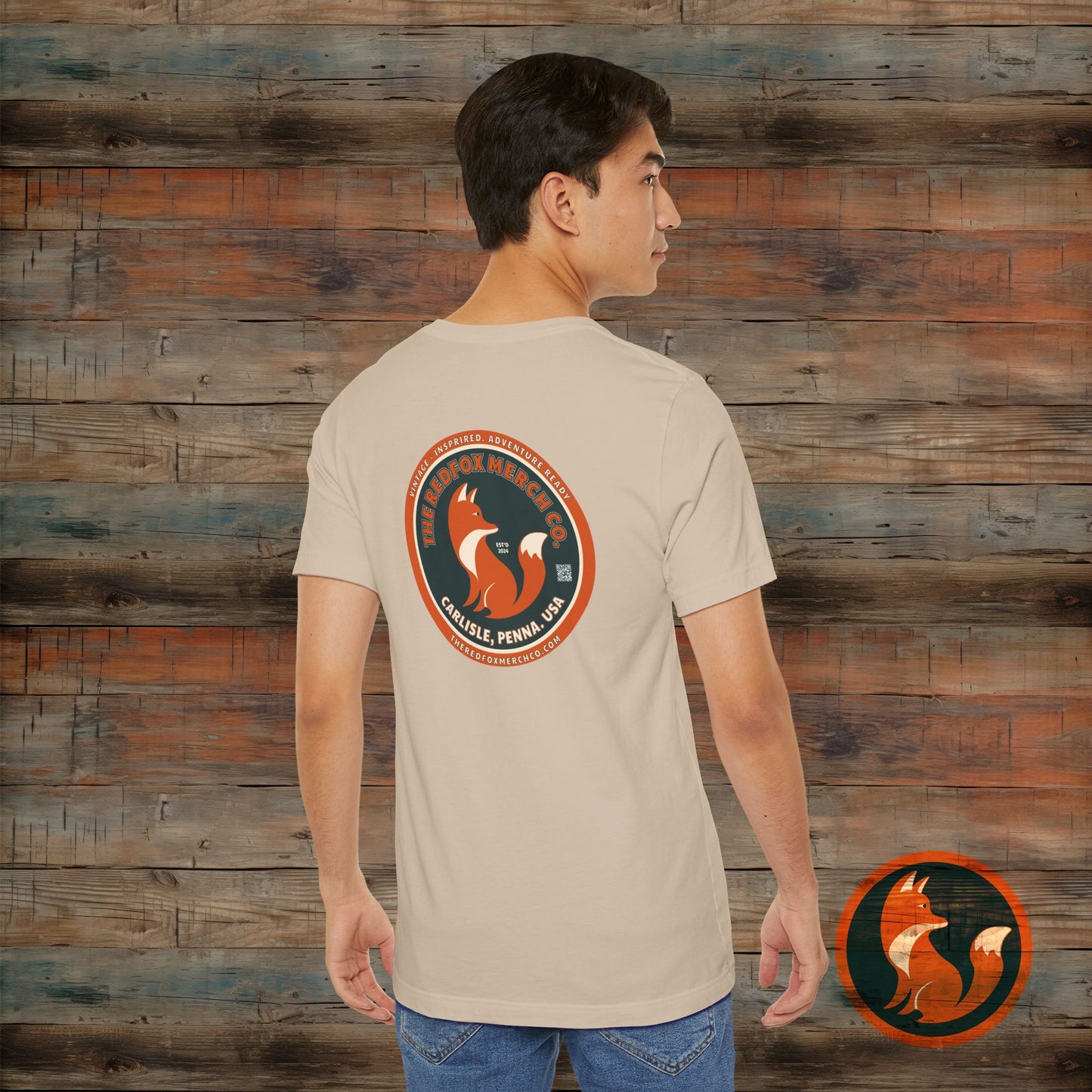 RedFox Graphic Tee for Official Merch, Casual Unisex Shirt, Outdoor Adventure Apparel, Gift for Wildlife Enthusiasts, Eco-Friendly Fashion