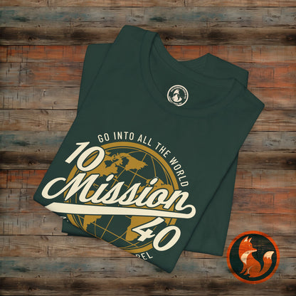 Inspirational Mission Tee, Faith-Based Shirt, Unisex Graphic T-Shirt, Christian Apparel, Gift for Believers, Church Events