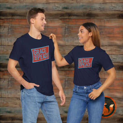 Grace and Peace Unisex Tee, Casual Wear, Everyday Style, Spiritual Gift, Faith-Based Fashion, Comfortable T-Shirt, Thoughtful Present