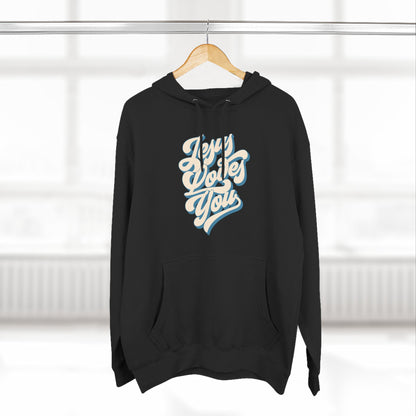 Jesus Loves You Fleece Hoodie - Perfect for Fall and Winter, Casual Wear, Comfortable Fashion, Every Day Essentials