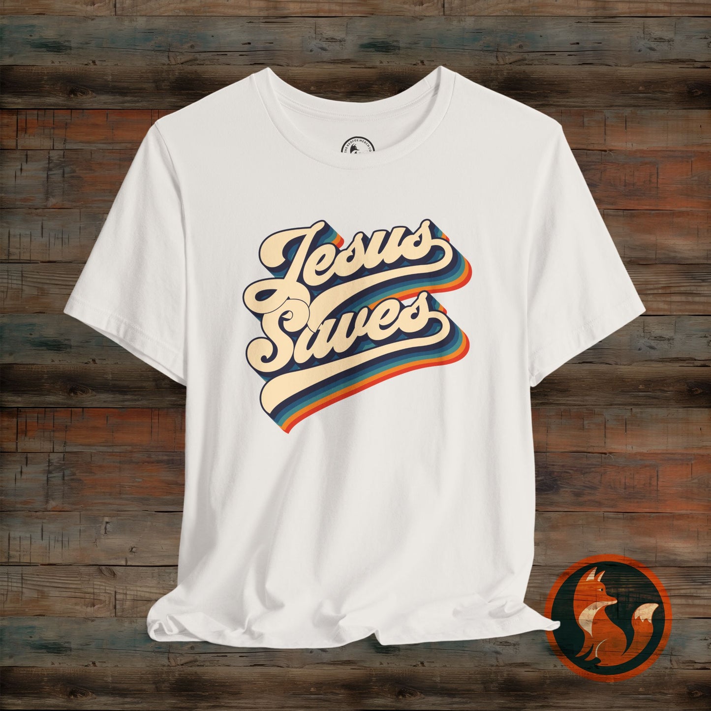 Stylish Jesus Saves Tee, Faith-Based Tee, Unisex Graphic Shirt, Everyday Comfort, Perfect Gift for Believers