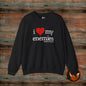 I Love My Enemies Sweatshirt | Unisex Crewneck | Motivational Gift | Funny Quote | Casual Wear | Unique Christian Apparel