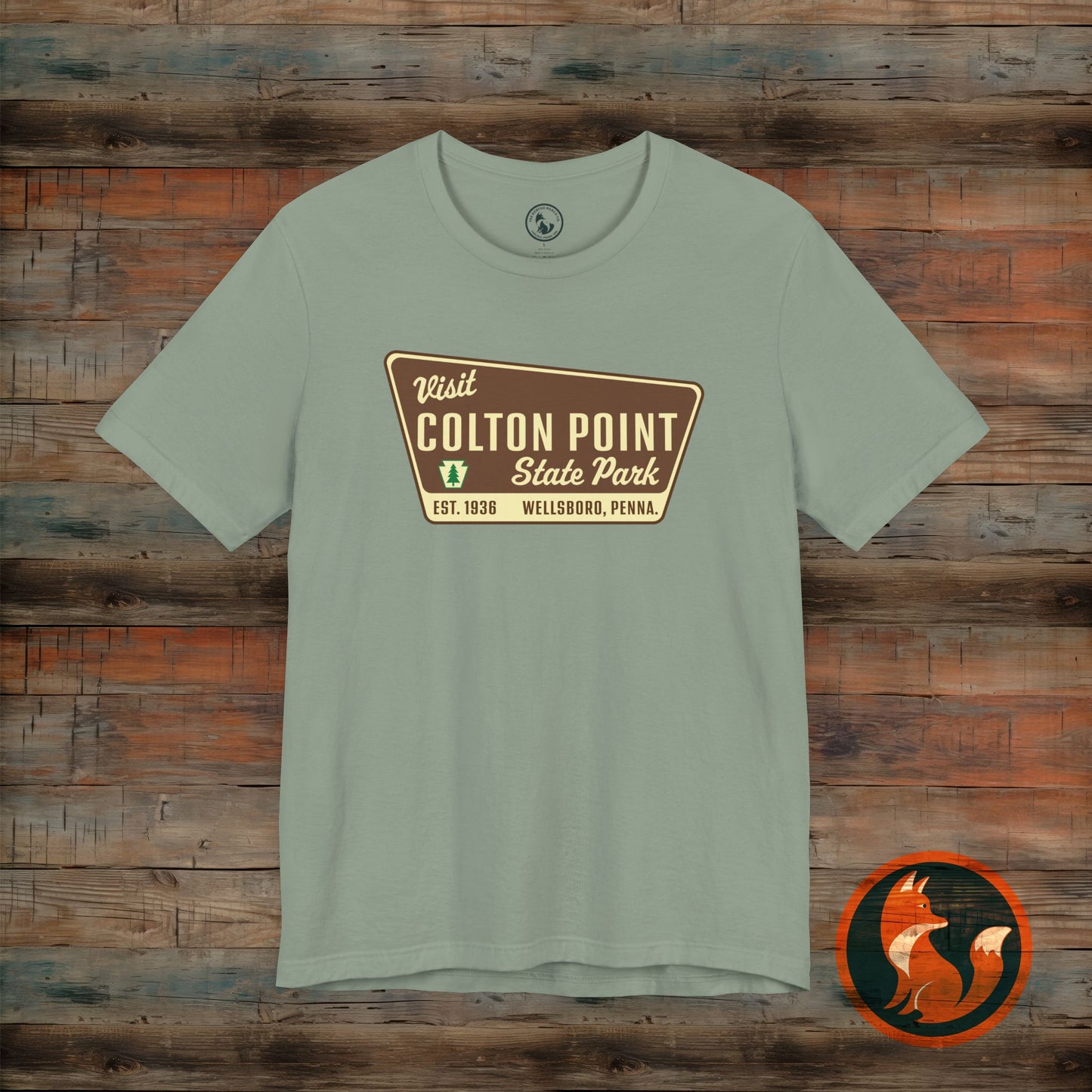 Vintage Colton Point Park Tee - Unisex Jersey Short Sleeve T-Shirt, Casual Outdoor Wear, Travel Souvenir, Nature Lover Gift, Camping Apparel