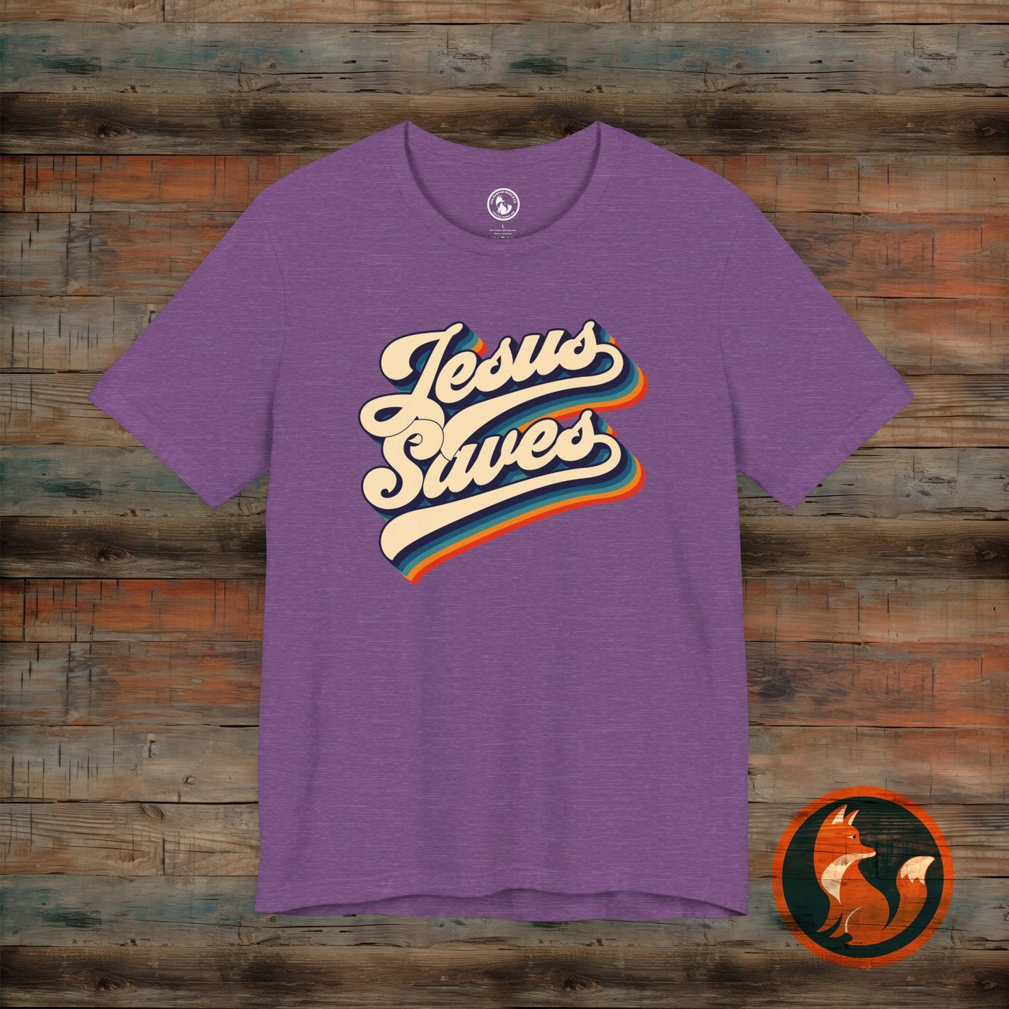 Stylish Jesus Saves Tee, Faith-Based Tee, Unisex Graphic Shirt, Everyday Comfort, Perfect Gift for Believers
