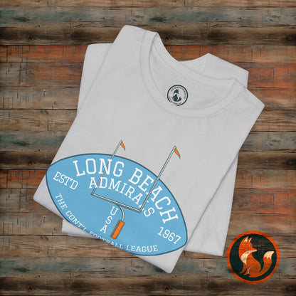 Retro Long Beach Football Tee, Unisex T-Shirt, Casual Wear, Sports Apparel, Gift for Football Lovers, Vintage Style