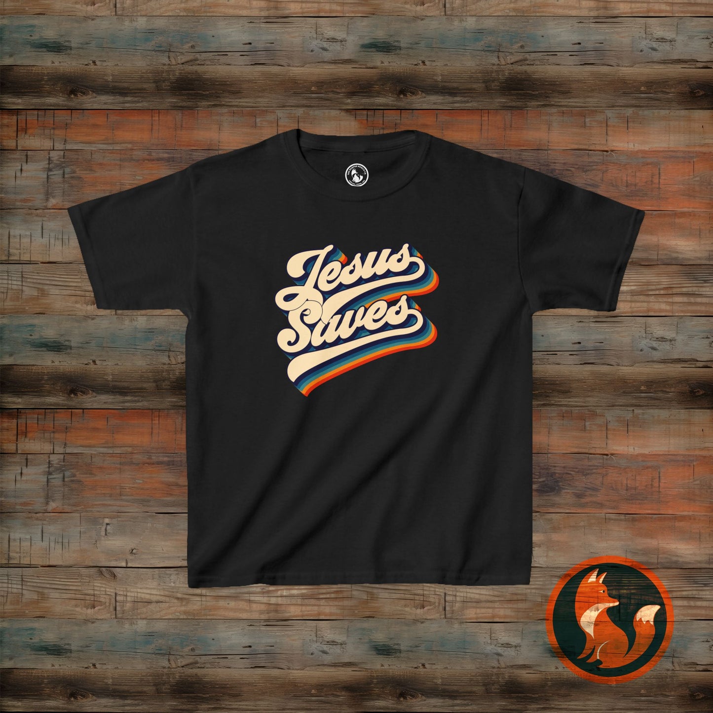 Kids Jesus Saves Tee, Cute Christian Tee, Church T-Shirt, Kids Casual Wear, Faith-Based Apparel