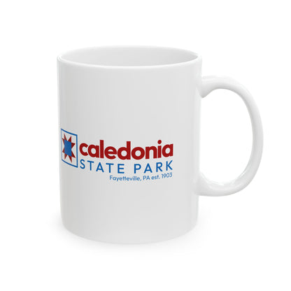Caledonia State Park Ceramic Mug, 11oz, Perfect for Nature Lovers, Great Gift for Hikers, Coffee Lovers, Travel Memento