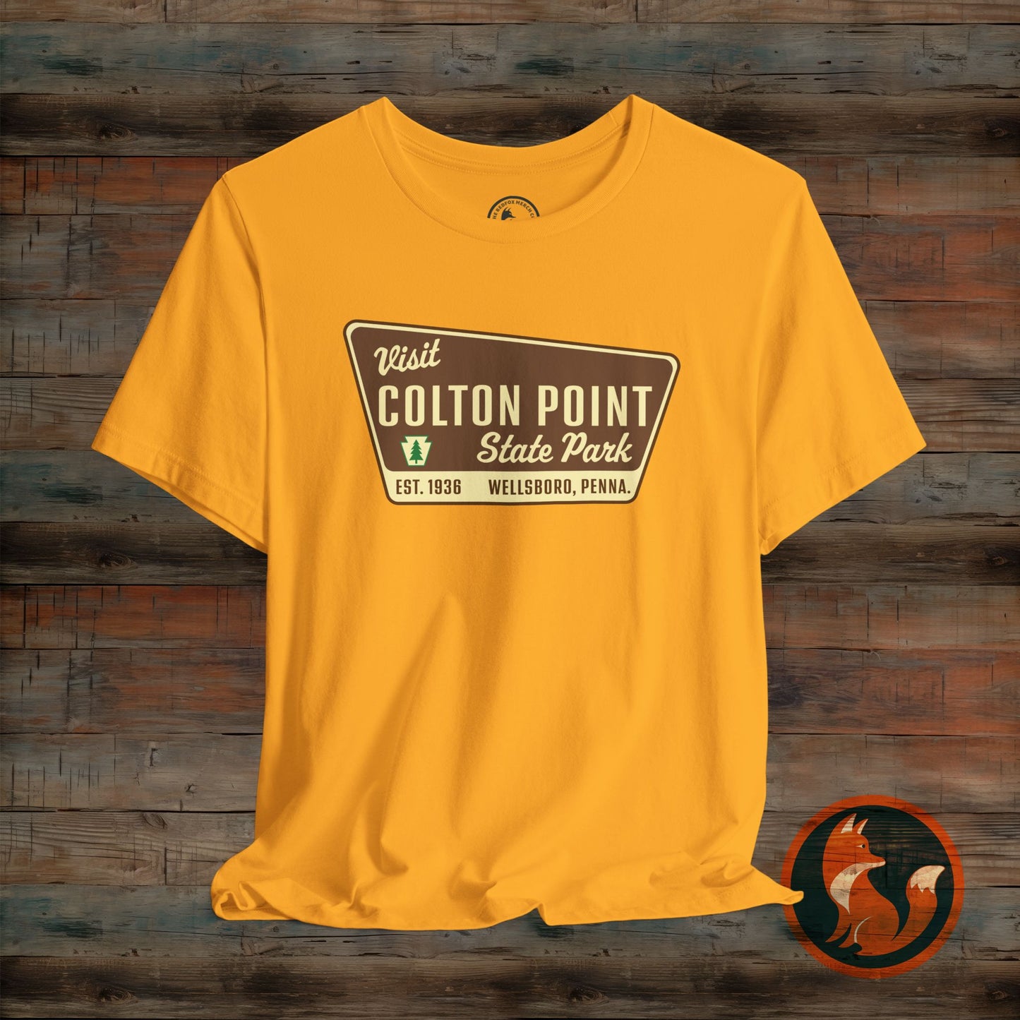 Vintage Colton Point Park Tee - Unisex Jersey Short Sleeve T-Shirt, Casual Outdoor Wear, Travel Souvenir, Nature Lover Gift, Camping Apparel