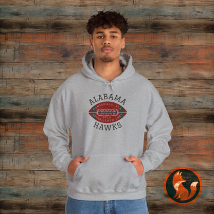 Alabama Hawks Football Sweatshirt, Unisex Casual Hoodie, Team Spirit Gear, Perfect for Game Days, Comfortable All-Season Wear