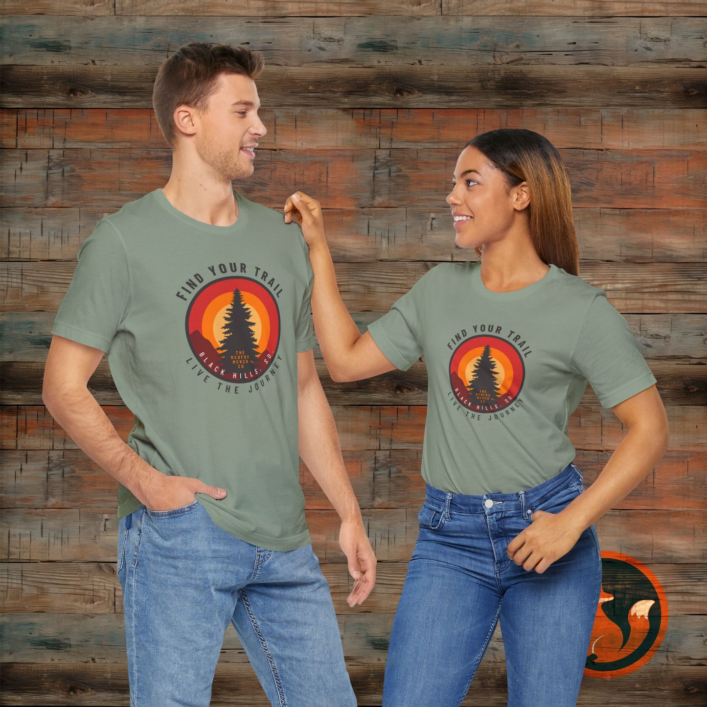 Unisex Adventure T-Shirt - Find Your Trail, Live the Journey, Outdoor Tee, Hiking Gift, Nature Lover Apparel
