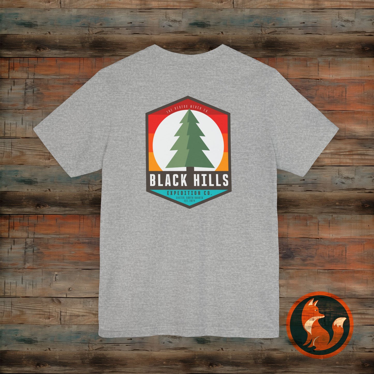 Black Hills Adventure Unisex Tee – Nature Lover's Shirt, Outdoor Exploration, Summer Vibes, Hiking Apparel, Gift for Nature Enthusiasts